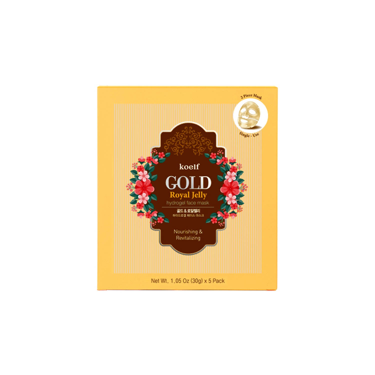 ***[KOELF] Gold & Royal Jelly Mask pack (5ea)